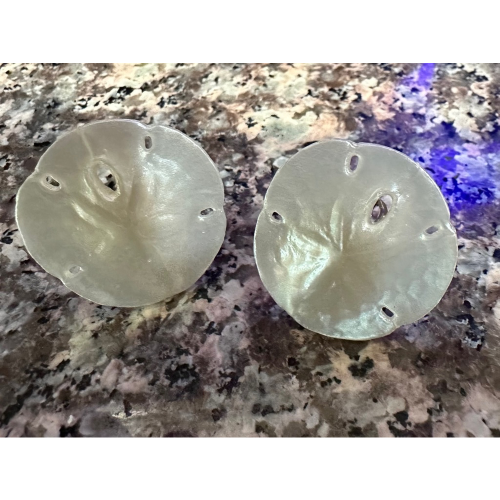 Womens Earrings Clip-On White